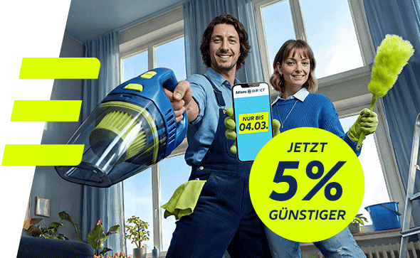 Allianz Direct Hausratversicherung und Privathaftpflicht 5 % günstiger