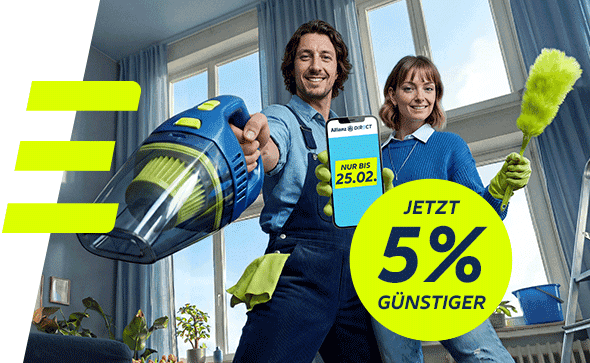 Allianz Direct Hausratversicherung und Privathaftpflicht 5 % günstiger