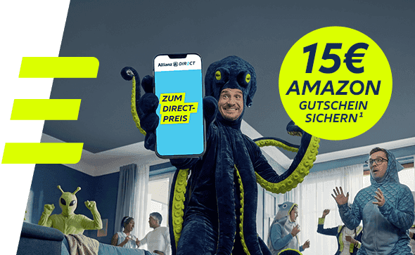 Allianz Direct Hausratversicherung und Privathaftpflicht Amazon-Gutschein